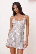 LIONESS Enchant Leopard Mini Dress Leopard