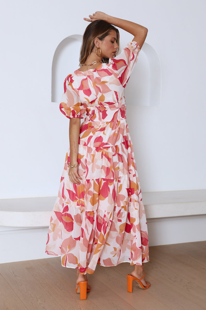 She Is Style Maxi Dress Red