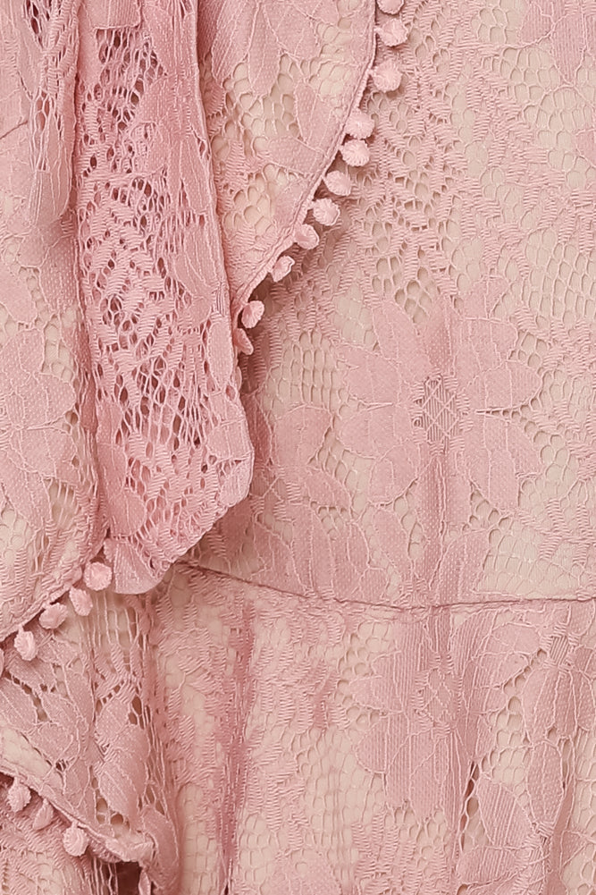 Darling Days Dress Blush Beige