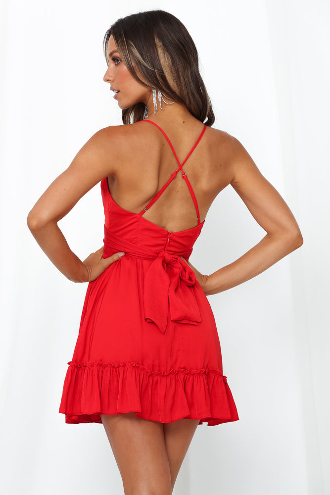 Sipping Mezcal Dress Red