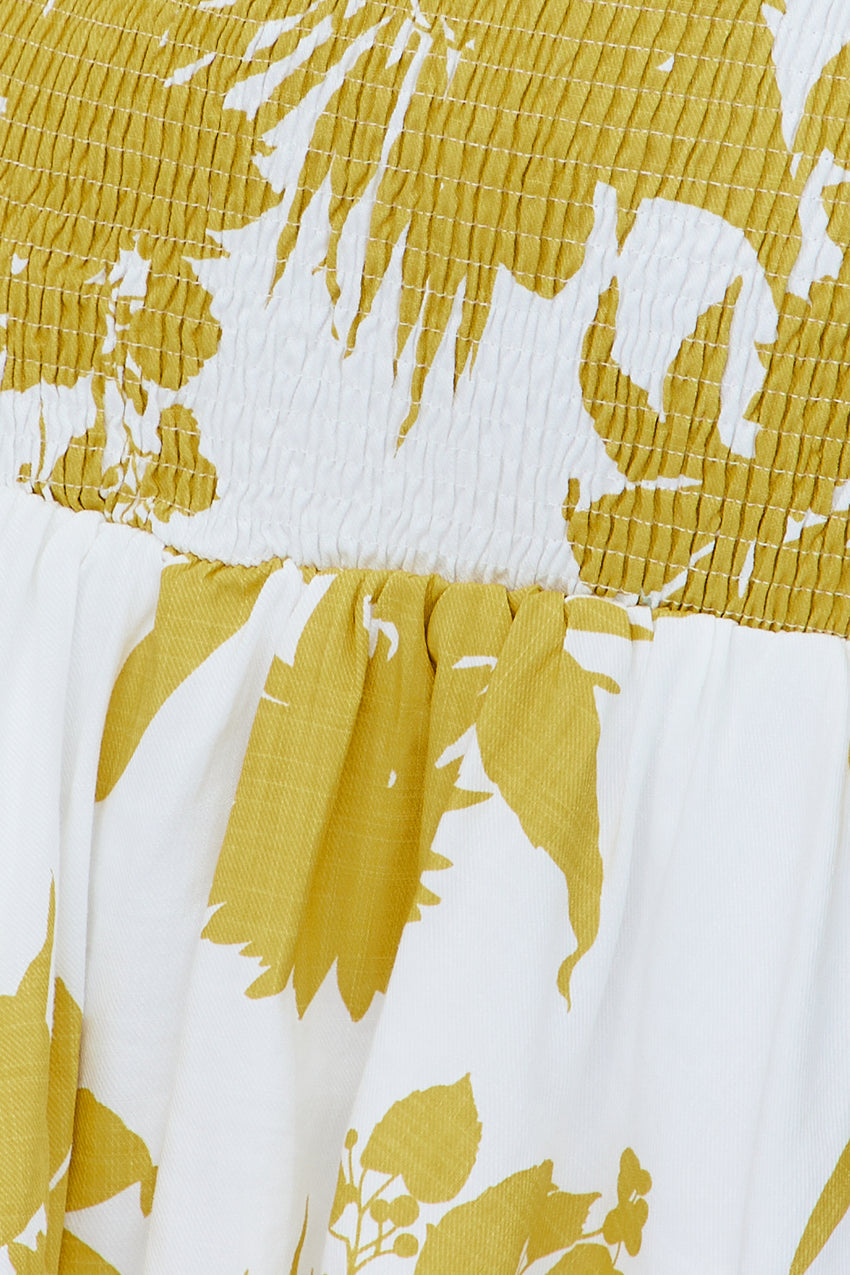 Sunkissed Smiles Crop Mustard