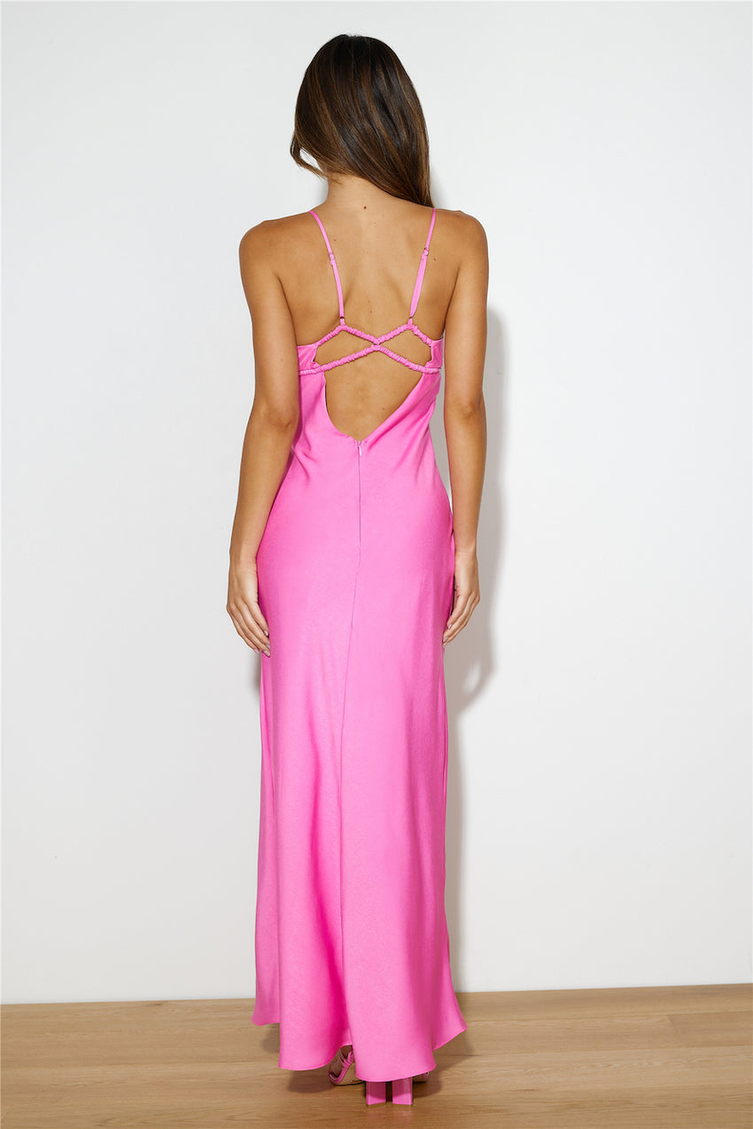 Pretty Lengths Maxi Dress Pink