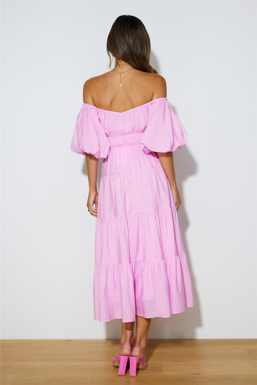 Dessert Run Maxi Dress Pink