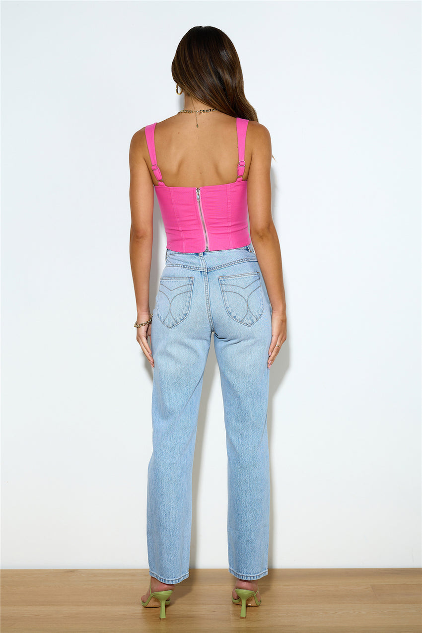Super Stylish Crop Top Pink