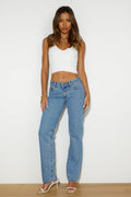 ABRAND A '99 Low Straight Jeans Katie Organic