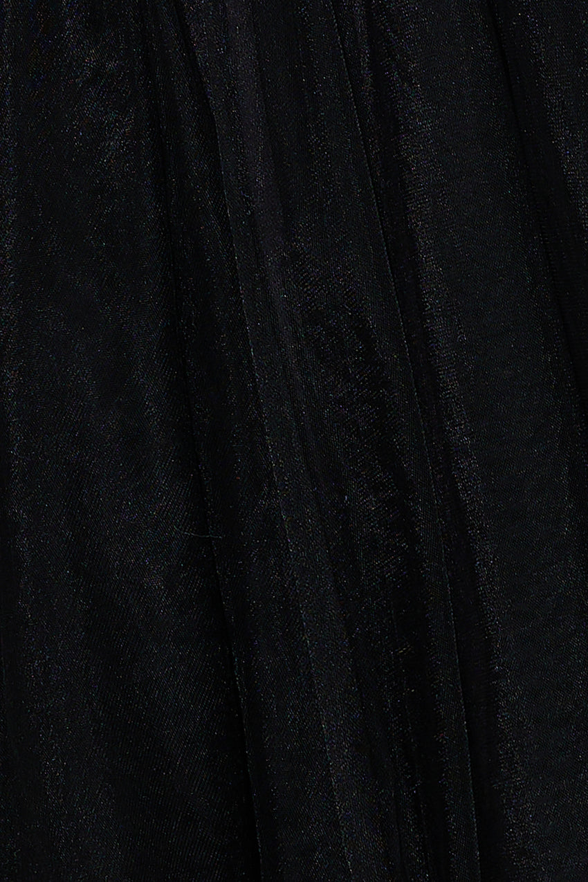 Pretty Snowflake Tulle Mini Dress Black