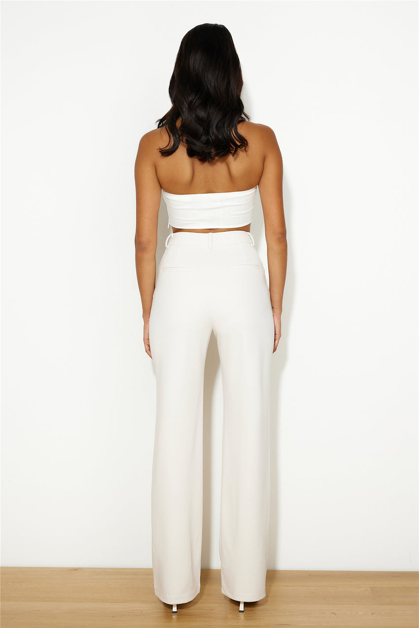 SNDYS Brooklyn Suit Pants Cream