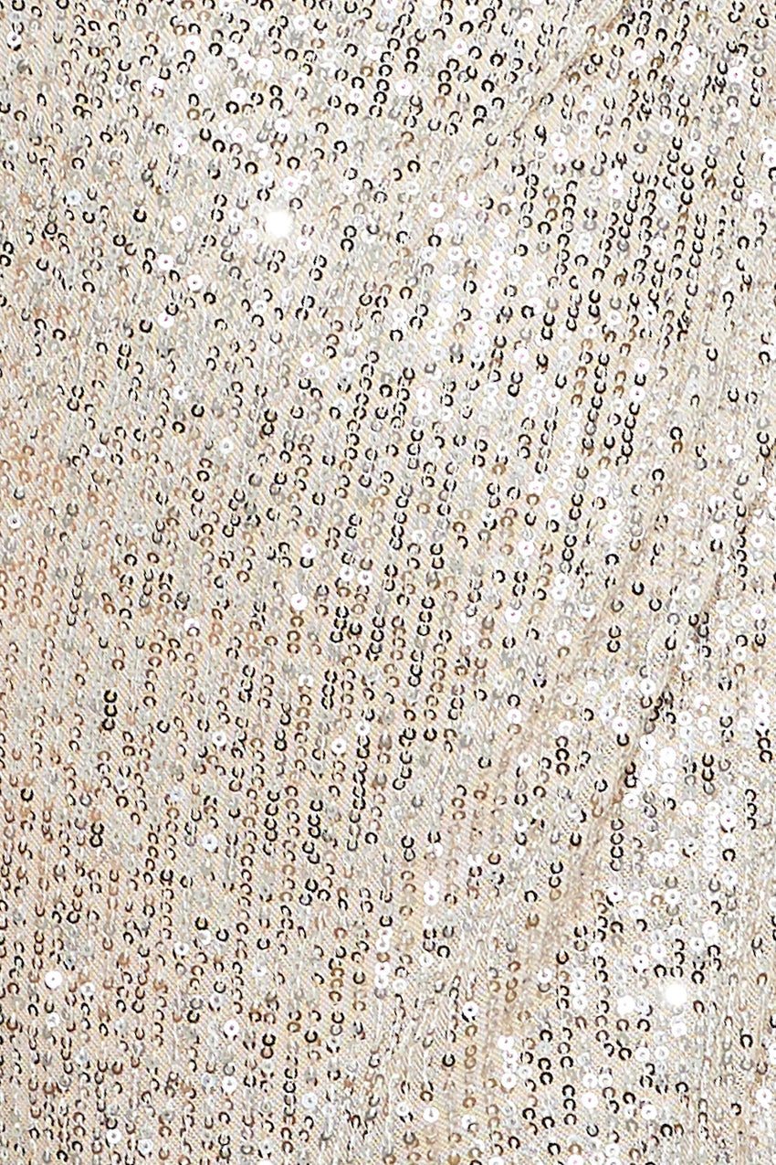 Sparkle With Me Sequin Maxi Dress Silver
