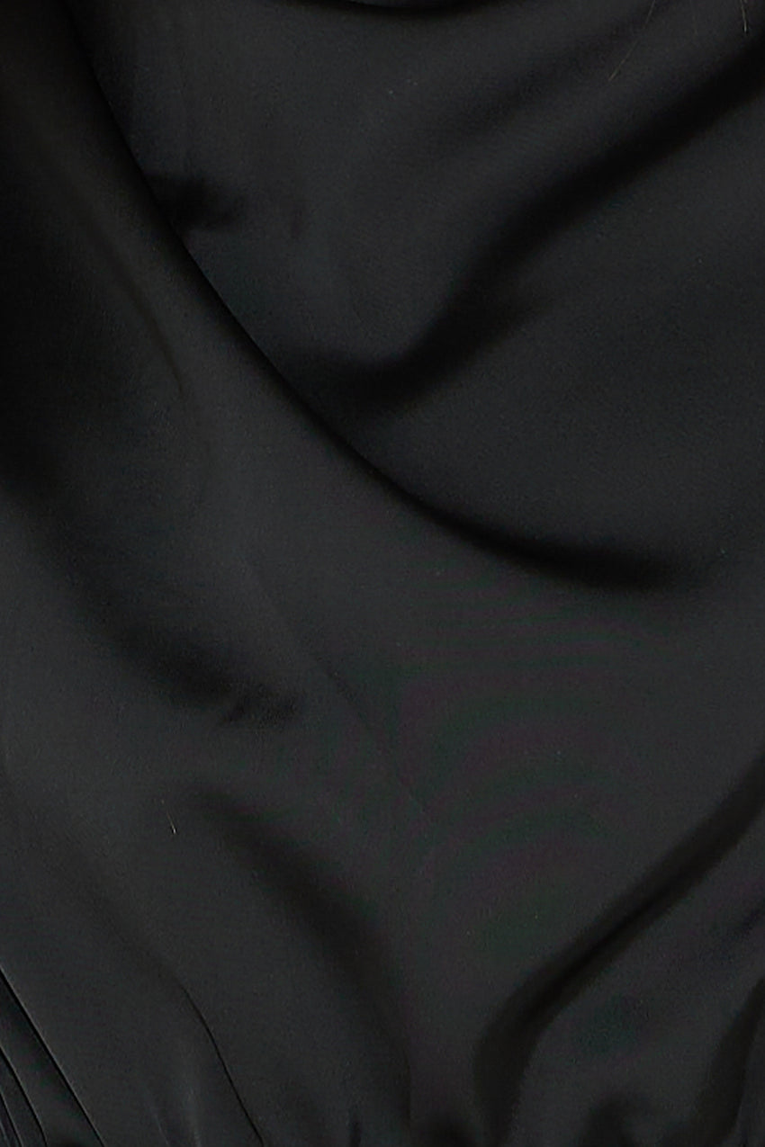 Ready Set Style Satin Jumpsuit Black