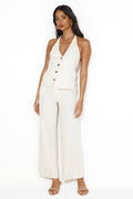 Country Retreat Linen Blend Pants Natural