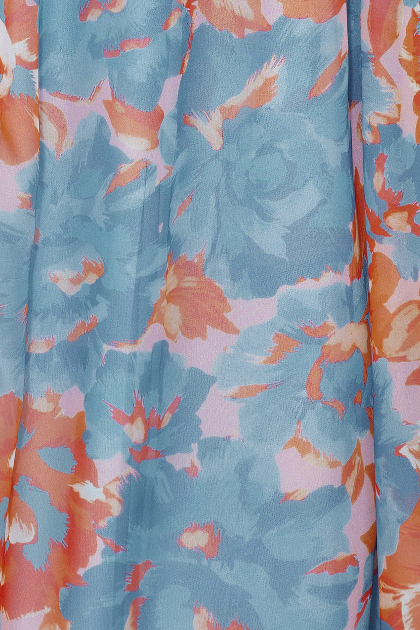 Rules To Follow Halter Maxi Dress Blue
