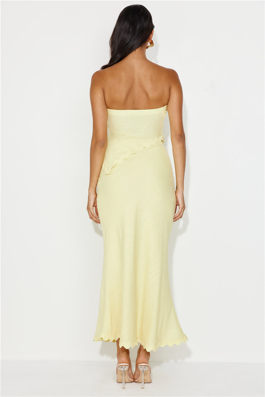 Sassi Maxi Skirt Yellow