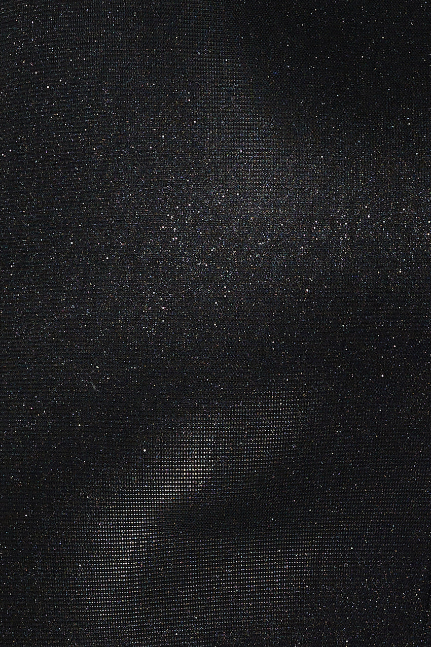 Sparkle To Success Halter Maxi Dress Black