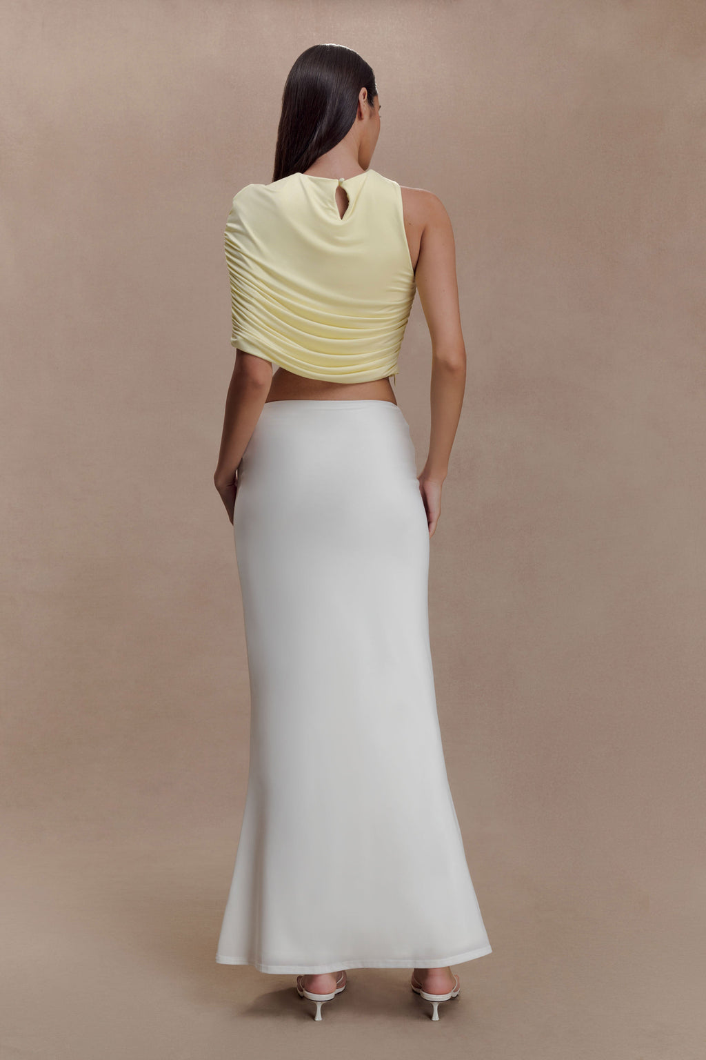 Adrienne One Shoulder Slinky Top