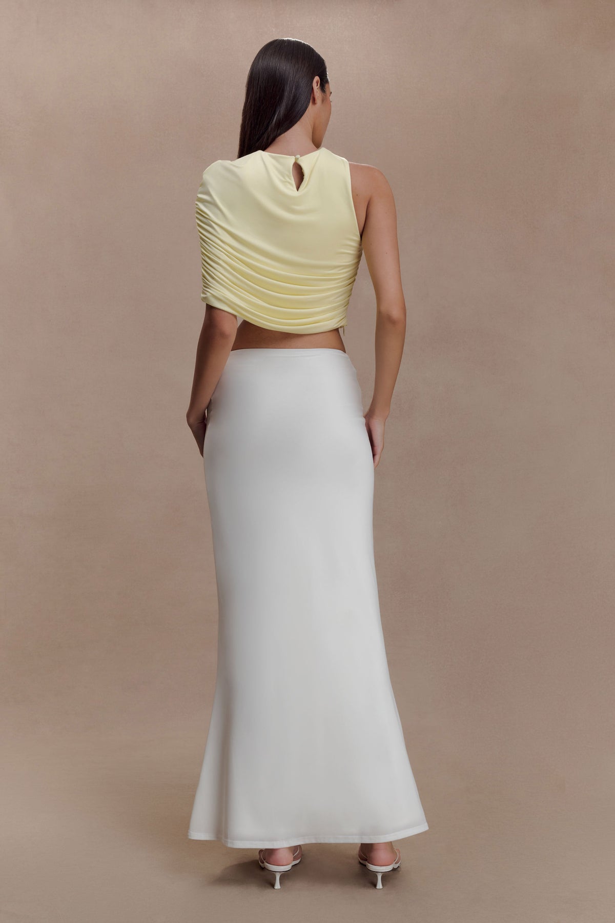 Adrienne One Shoulder Slinky Top