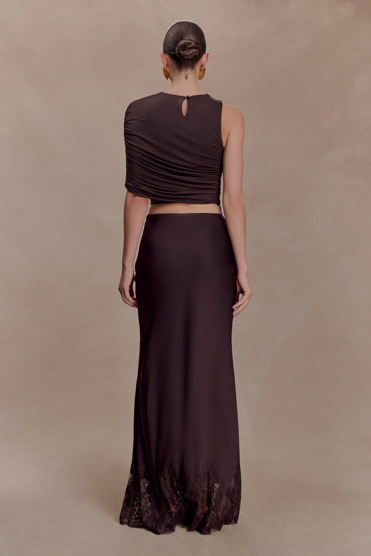 Adrienne One Shoulder Slinky Top