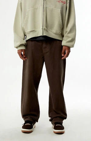 Pacsun Dylan Baggy Jeans Dark Brown