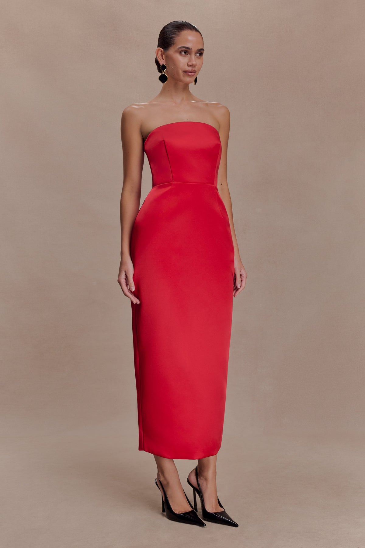 Ophelia Satin Maxi Dress