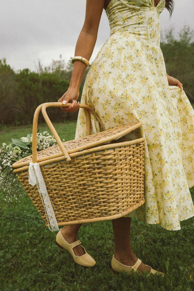 Alice Floral Halter Midi Dress