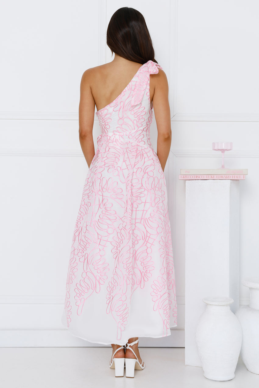Wonder Love One Shoulder Maxi Dress White