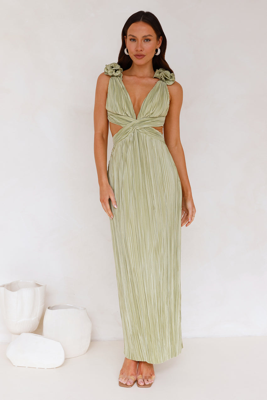 Trust Your Love Maxi Dress Sage