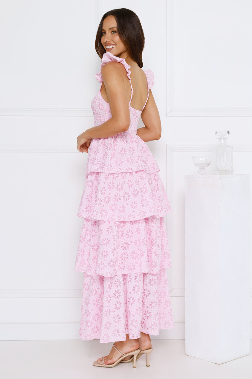 Summer Mist Maxi Dress Pink