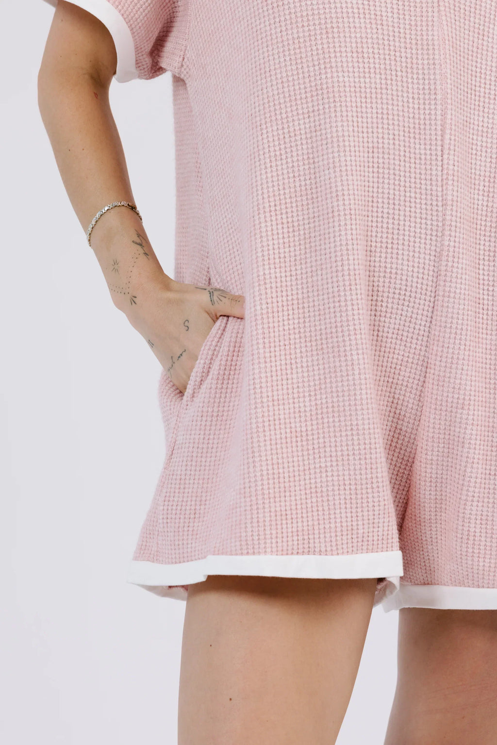 Pink Whisper Romper