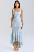 Carisia - Women'S Midi Dress With Floral Pattern