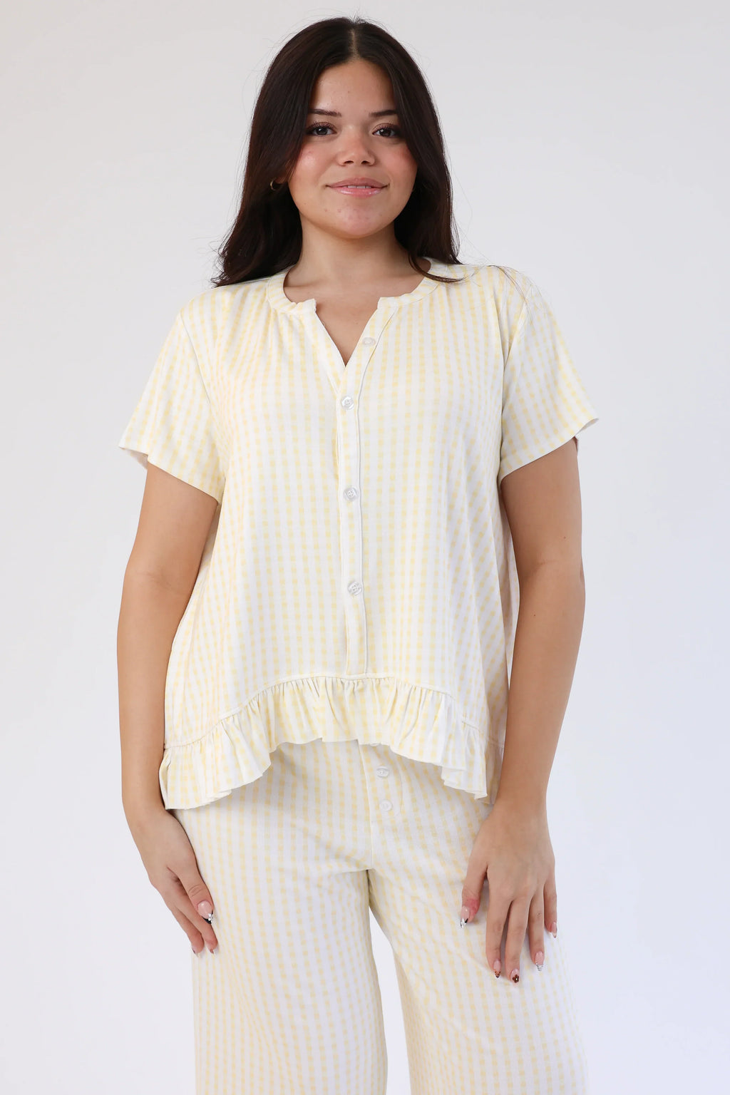 Gingham Girl Top