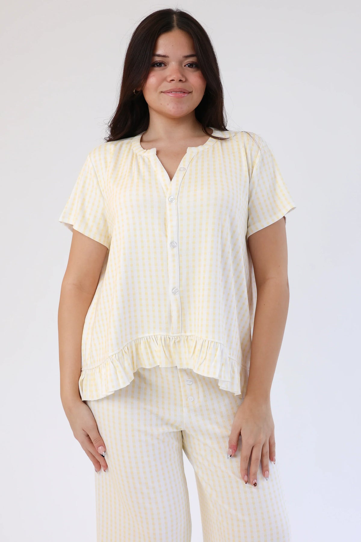 Gingham Girl Top