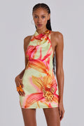Orquidea Tropical Mini Dress