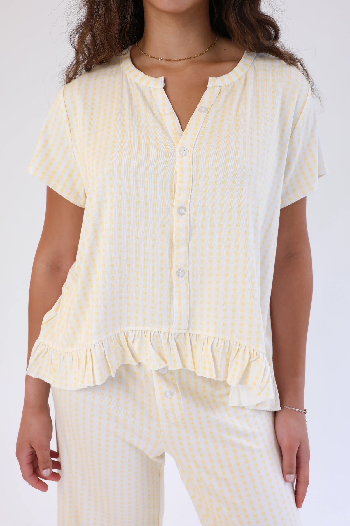 Gingham Girl Top