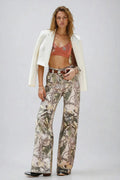 Tex High-Rise Camo Jeans