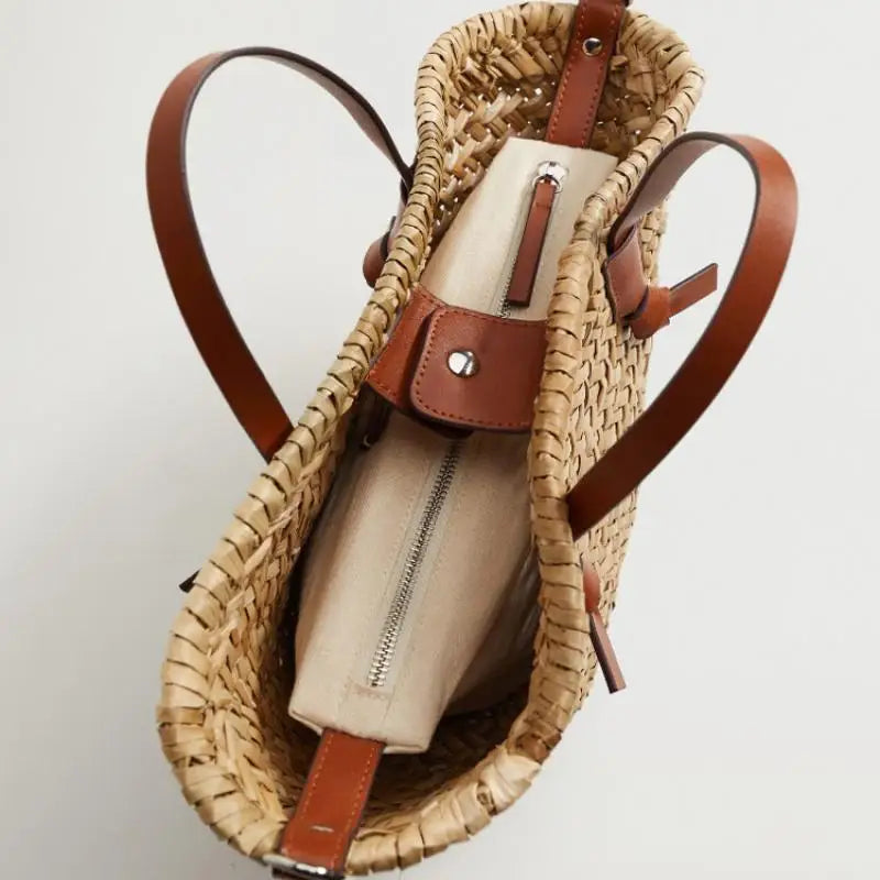 Duttini | Straw Tote For Women – Handbags Collection