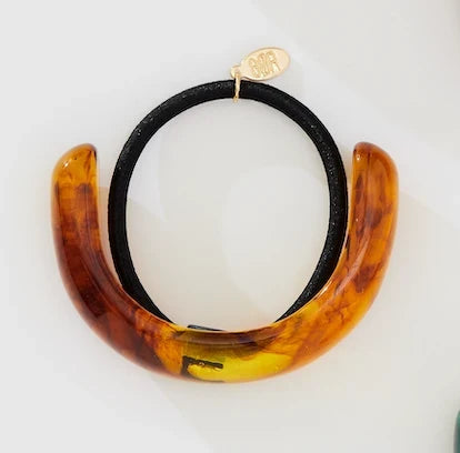 Acrylic Crescent Hair Tie