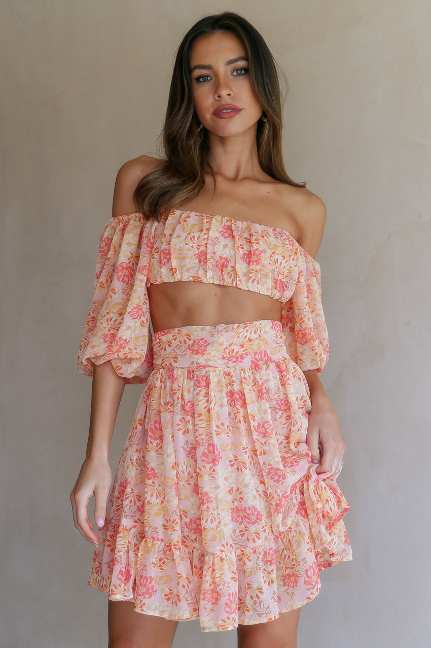 Kitty Love Skirt Floral