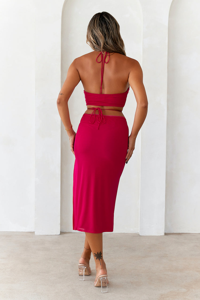 Honey Sweet Crop Top Pink