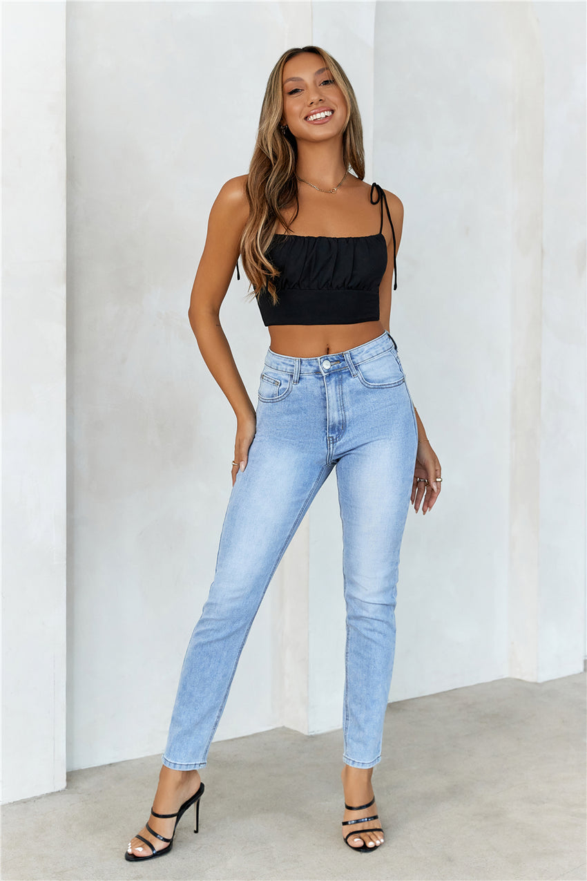 Katherina Crop Black