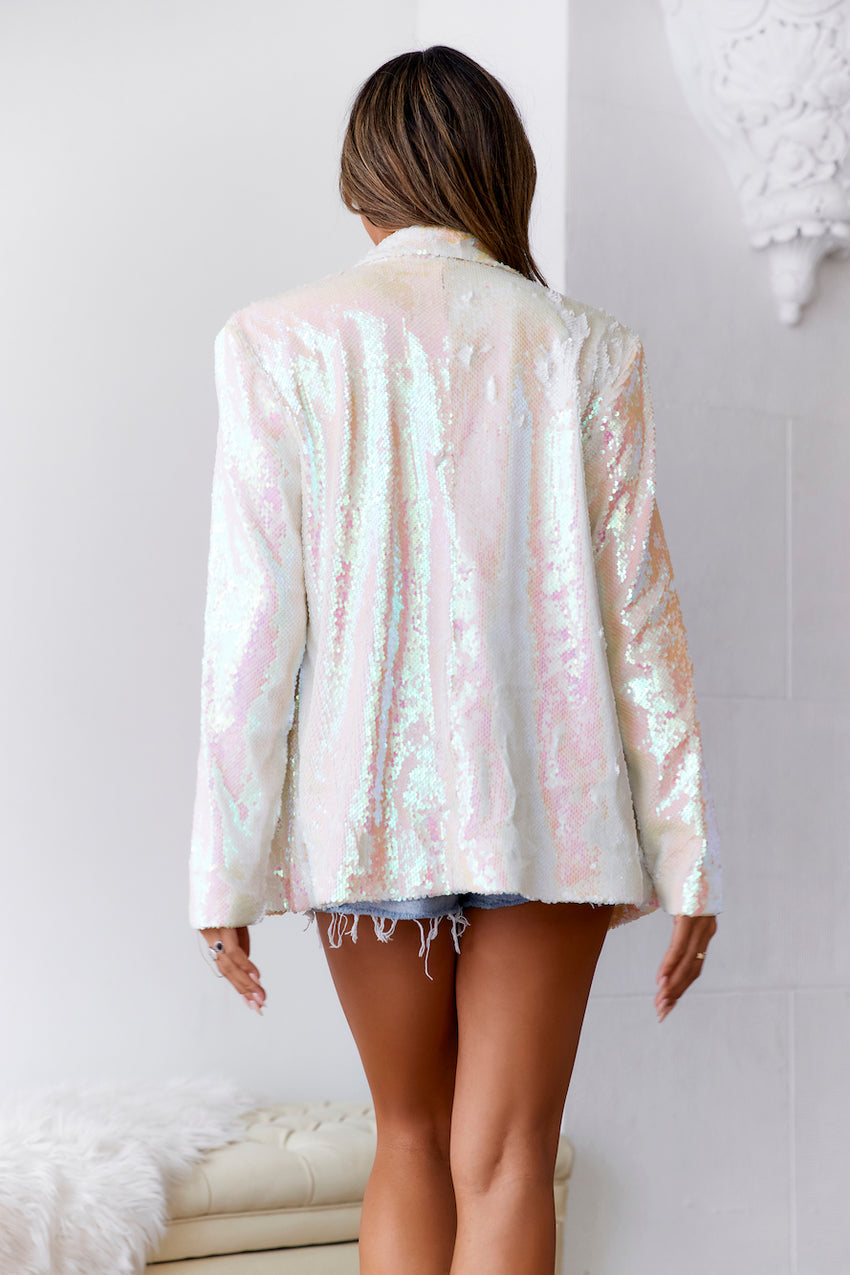 Crystal Ball Sequins Blazer
