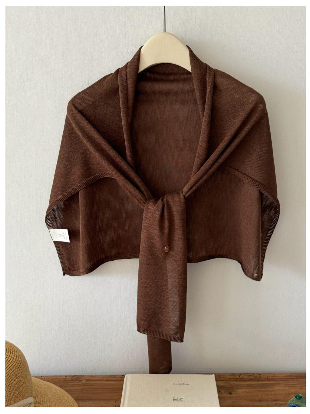 Bamboo-Section Linen Viscose Slimming Cape For Women