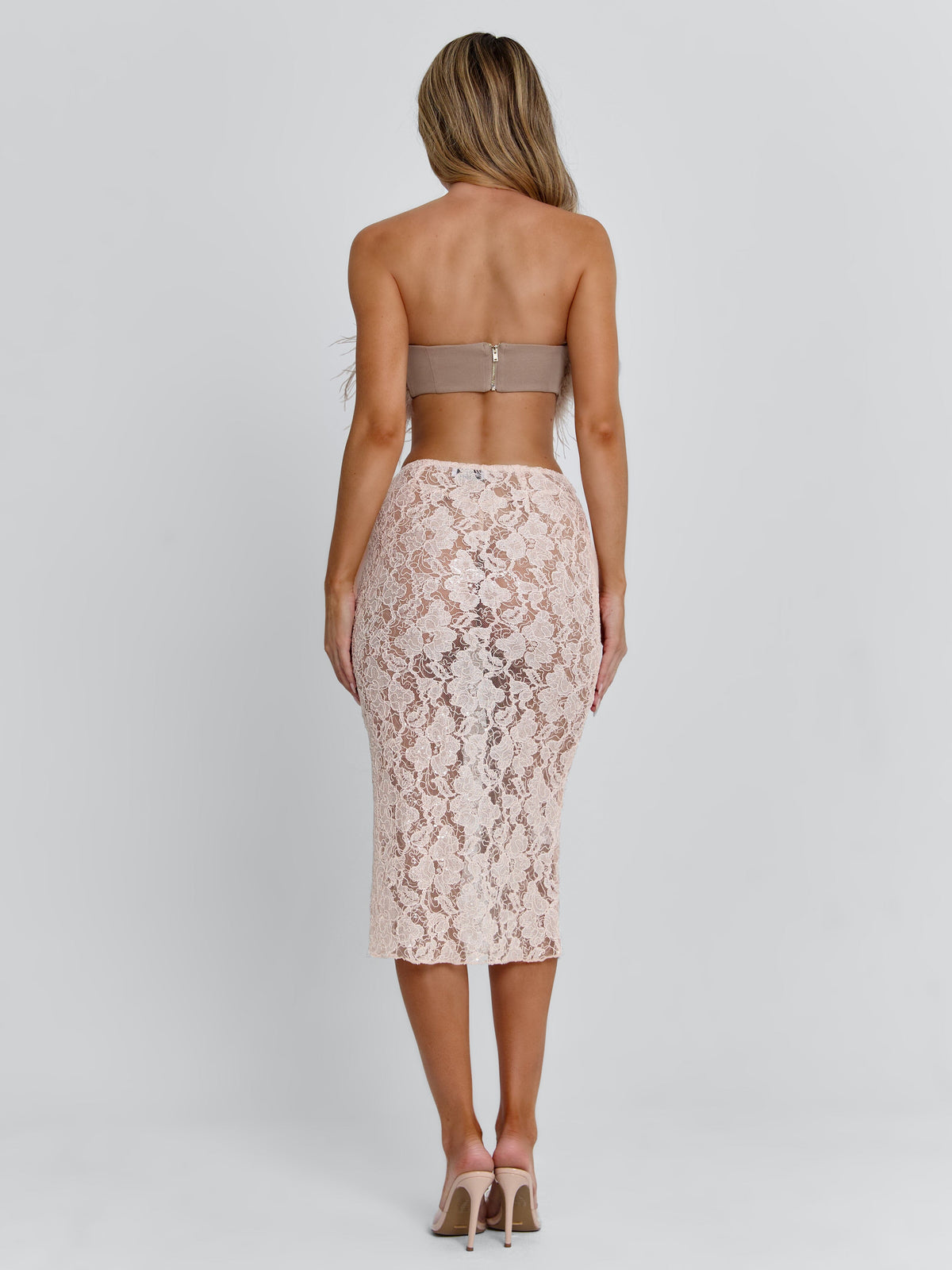 Merida Pink Midi Skirt