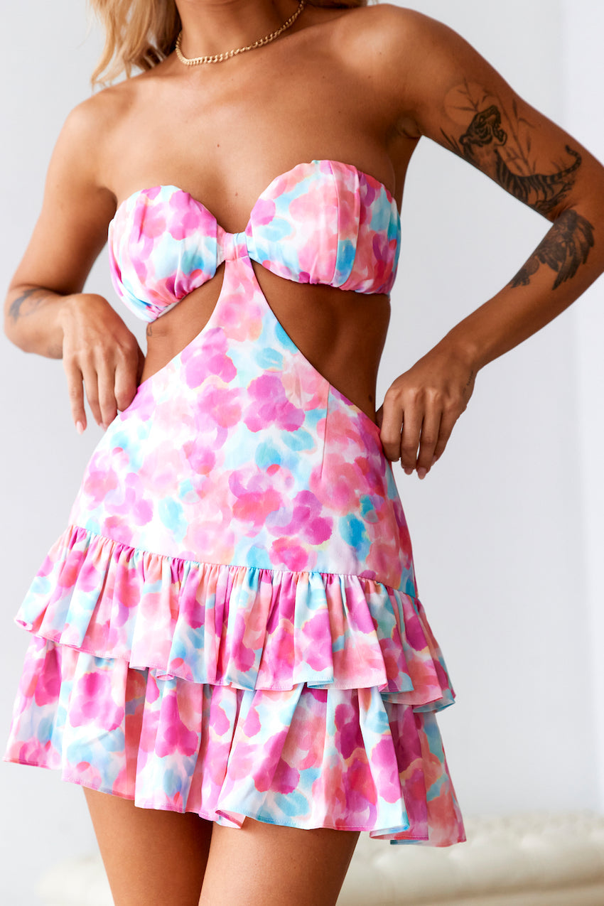 A Kodak Moment Mini Dress Multi