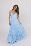 Catching Feelings Dress In Blue