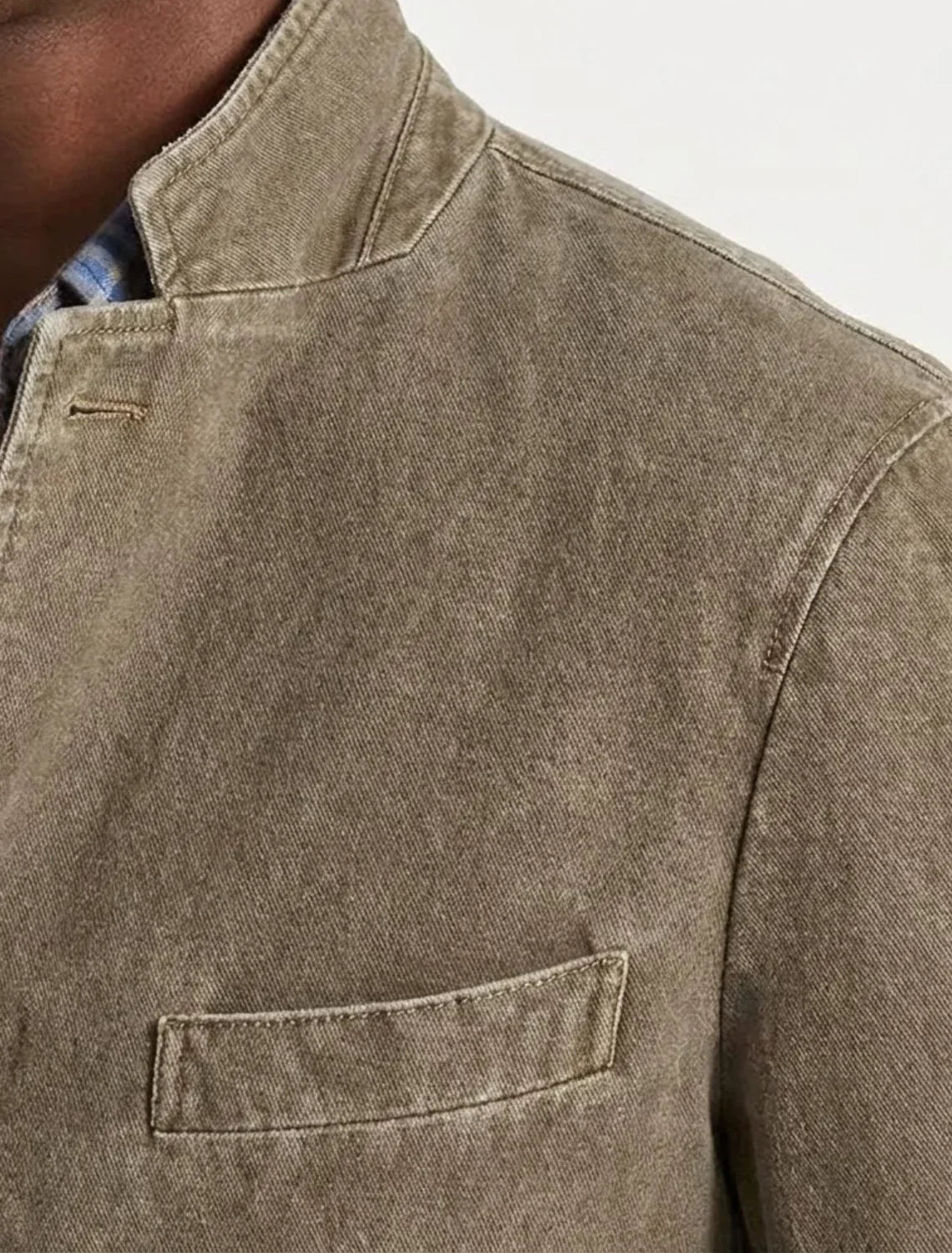Men’S Tailored Blazer – Notched Lapel Design With Front Button Closure