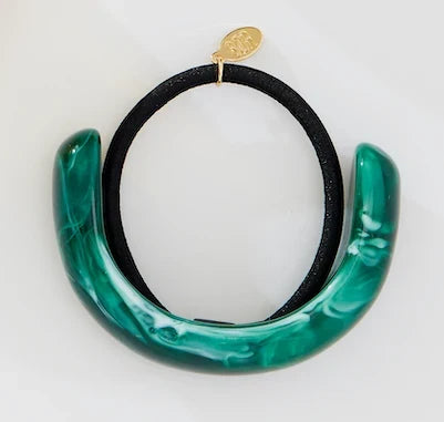 Acrylic Crescent Hair Tie