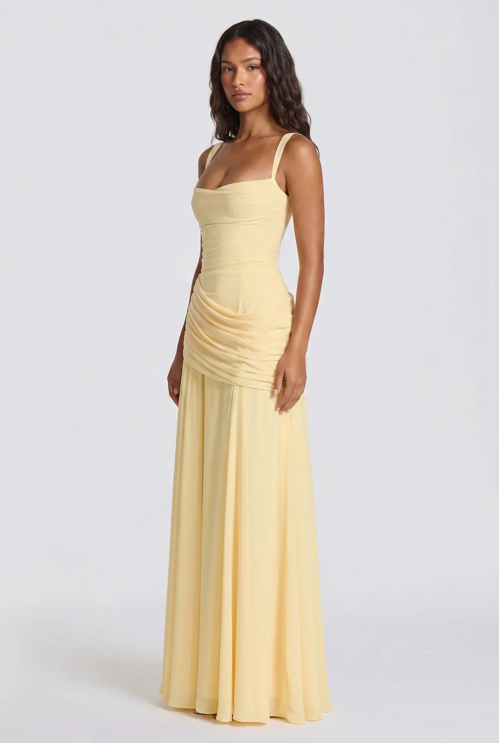Megan | Flowing Romantic Maxi Dress