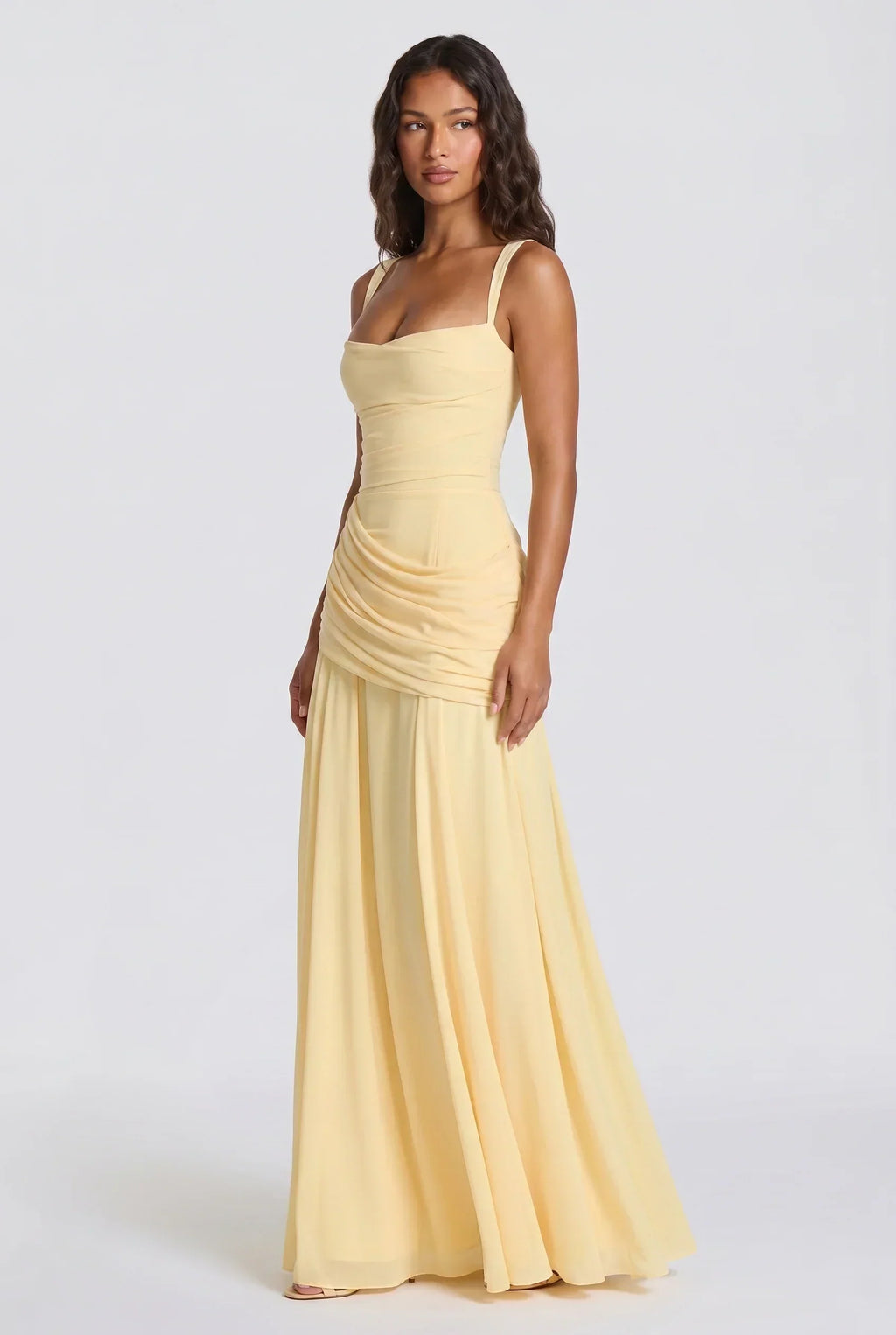 Megan | Flowing Romantic Maxi Dress