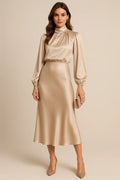 Amara Draped Midi Dress